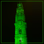 Clérigos Tower joins the 12th Global Greening marks St Patrick’s Day